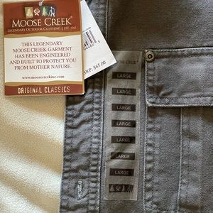 Fleece lined shirt jacket size L